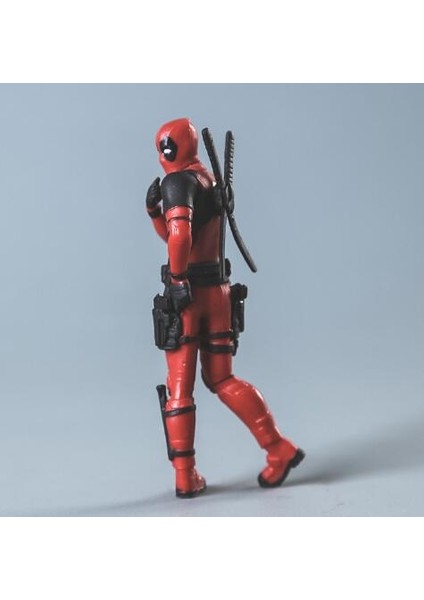 7cm X-Man Deadpool Super Hero Cute Version Figure Model Toys Car Pendant (Yurt Dışından)