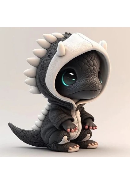 Halloween Dragon Boy Resin Halloween Car Office Home Decoration Clollectible Action Figures Toys 13CM (Yurt Dışından)
