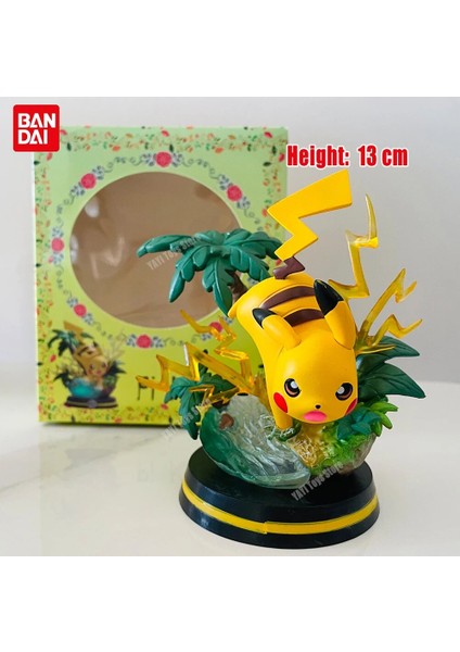 Sıcak Pokemon Anime Figürü Bikachu Charizard Squirtle Bulbasaur Vulpix Sahneleri Sürüm Heykelcik Oyuncaklar Pvc Modeli Koleksiyonu Bebekler (Yurt Dışından)