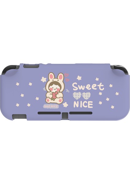 Nintendo Switch Lite ile Uyumlu Kılıf Için Silikon Koruyucu Kauçuk Kapak Şok Emme Anti Çizilmez Kaymaz Kılıf (Yurt Dışından)