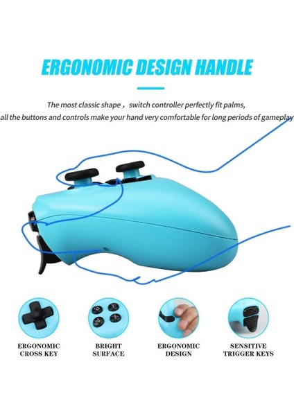 Anahtar Denetleyicisi Anahtar Pro Denetleyicisi Kablosuz Anahtar Denetleyicisi Anahtar Kablosuz Denetleyiciyle Uyumlu Destek Turbo Çift Şok Gyro A (Yurt Dışından) fiyatları