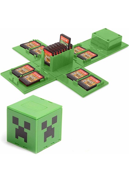 Nintendo Anahtarı Için Oyunlar Saklama Kutusu Anahtarı Oyun Kartı Tutucu Oyun Depolama Küp Oyun Kartı Organizatör 16 Oyun Kartı Yuvaları ile Nintendo Anahtarı Için (Yurt Dışından)