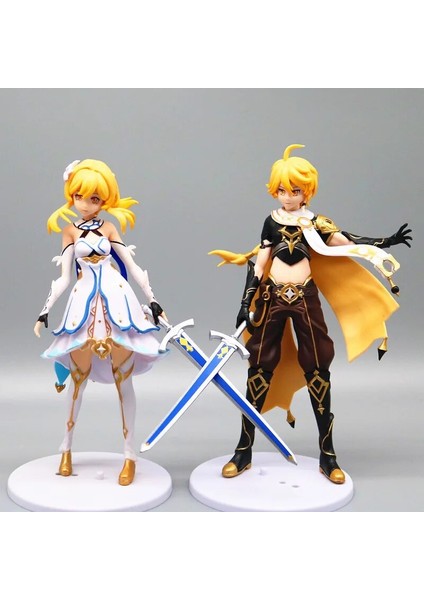 1pcs Genshin Impact 7 Styles Anime Figure Creative Cute Creative Cute Game Pvc Doll Collection Model Decoration Gifts (Yurt Dışından) modelleri