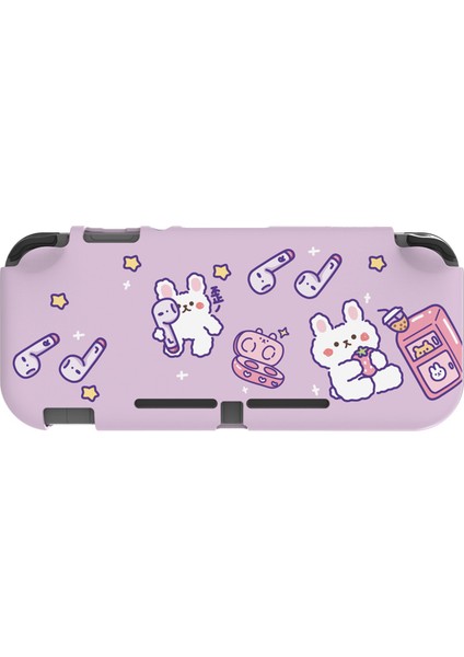 Nintendo Switch Lite ile Uyumlu Kılıf Için Silikon Koruyucu Kauçuk Kapak Şok Emme Anti Çizilmez Kaymaz Kılıf (Yurt Dışından)