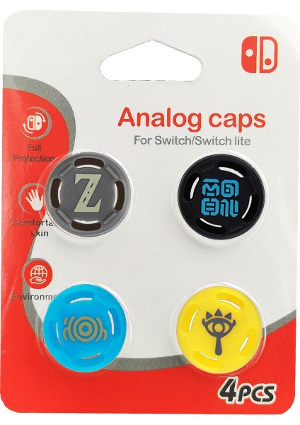 4 Adet Başparmak Kavrama Seti Joystick Kapağı Thumbstick Kapağı Anahtarı Joy Con Denetleyici Anahtarı Lite Sınırlı Sayıda (Yurt Dışından)