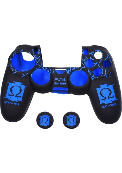 Ps4 Denetleyici Kaplamaları Silikon Denetleyici Kapağı Cilt Koruyucu Uyumlu Ps4 Slim Ps4 Pro Denetleyici Başparmak Kapağı Kavrama 2 (Yurt Dışından)
