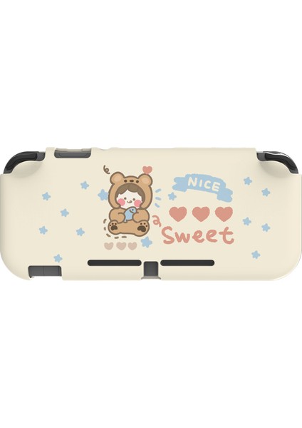 Nintendo Switch Lite ile Uyumlu Kılıf Için Silikon Koruyucu Kauçuk Kapak Şok Emme Anti Çizilmez Kaymaz Kılıf (Yurt Dışından)