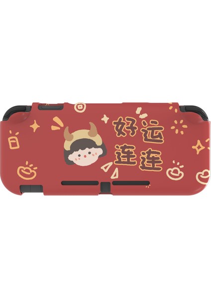 Nintendo Switch Lite ile Uyumlu Kılıf Için Silikon Koruyucu Kauçuk Kapak Şok Emme Anti Çizilmez Kaymaz Kılıf (Yurt Dışından)