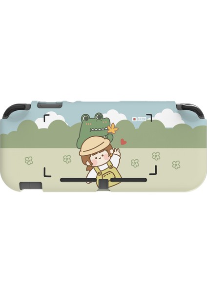 Nintendo Switch Lite ile Uyumlu Kılıf Için Silikon Koruyucu Kauçuk Kapak Şok Emme Anti Çizilmez Kaymaz Kılıf (Yurt Dışından)