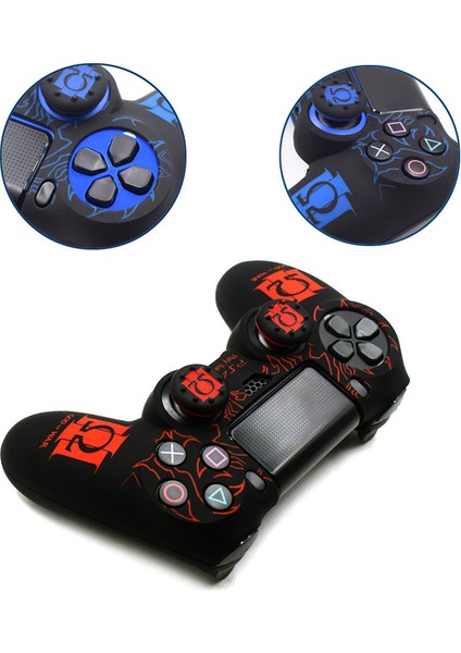 Ps4 Denetleyici Kaplamaları Silikon Denetleyici Kapağı Cilt Koruyucu Uyumlu Ps4 Slim Ps4 Pro Denetleyici Başparmak Kapağı Kavrama 2 (Yurt Dışından) fiyatları