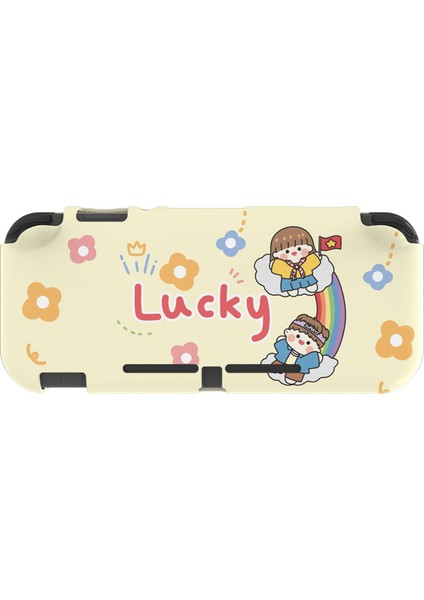 Nintendo Switch Lite ile Uyumlu Kılıf Için Silikon Koruyucu Kauçuk Kapak Şok Emme Anti Çizilmez Kaymaz Kılıf (Yurt Dışından)