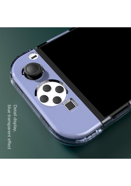 Nintendo Anahtarı Için Koruyucu Kılıf OLED Modeli 2021 Takılabilir Kılıf Kapak Için Flip Kabuk ile Anahtar OLED Kristal Kılıf Aksesuarları (Yurt Dışından)
