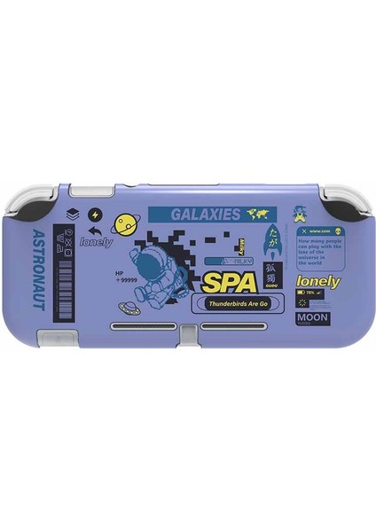 Nintendo Switch Lite ile Uyumlu Kılıf Için Silikon Koruyucu Kauçuk Kapak Şok Emme Anti Çizilmez Kaymaz Kılıf Tesadüfi Ekran Koruyucu (Yurt Dışından)