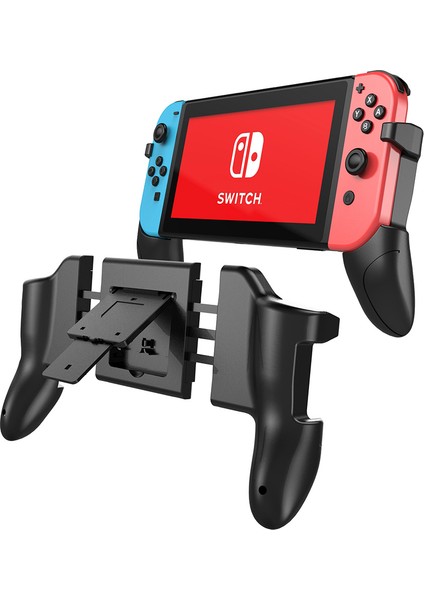 Nintendo Switch Için Çok Fonksiyonlu Ayarlanabilir Tutma OLED Denetleyici ve Joycon Ergonomik Tutma Kolu 2 Ga ile Rahat Katlanabilir Dik Durabilir Aksesuarlar (Yurt Dışından)