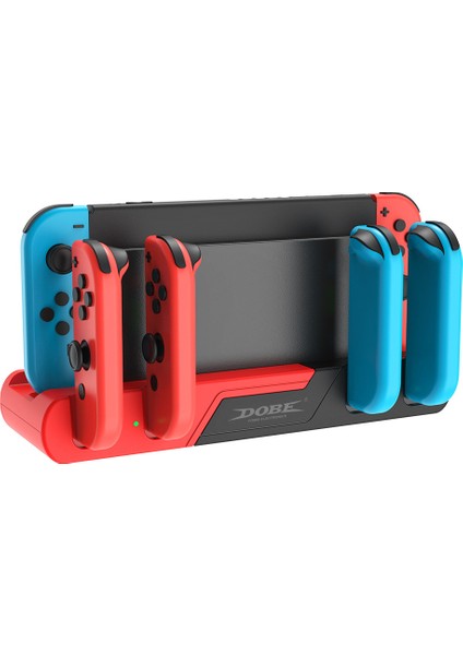 Switch Controller Şarj Ünitesi Nintendo Switch ve OLED ile Uyumlu Model Joy Cons Nintendo Switch Joycon Için Şarj Standı Istasyonu (Yurt Dışından)