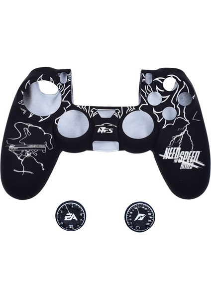 Ps4 Denetleyici Kaplamaları Silikon Denetleyici Kapağı Cilt Koruyucu Uyumlu Ps4 Slim Ps4 Pro Denetleyici Başparmak Kapağı Kavrama 2 (Yurt Dışından)