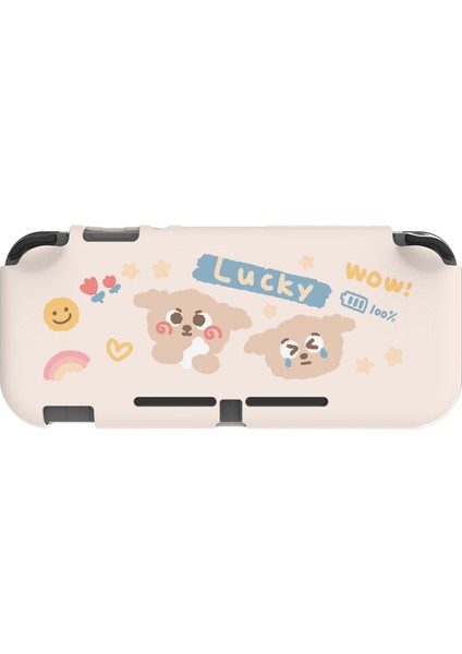 Nintendo Switch Lite ile Uyumlu Kılıf Için Silikon Koruyucu Kauçuk Kapak Şok Emme Anti Çizilmez Kaymaz Kılıf (Yurt Dışından)