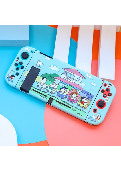 Nintendo Switch Için Takılabilir Koruyucu Kılıf Ns Konsolu ve Joy Con Kontrolörleri Için Sevimli Yumuşak Tpu Ince Kılıf Kapağı (Yurt Dışından)