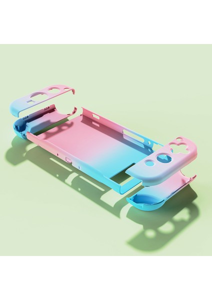Nintendo Switch Için Takılabilir Kılıf 3'ü 1 Arada Nintendo Switch ve Joy Con Denetleyicisi Için Koruyucu Kapak Kılıfı (Yurt Dışından)