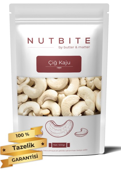 Çiğ Kaju 500GR - Taptaze Yeni Mahsül - Yağsız & Tuzsuz Naturel Hafif Atıştırmalık Kuruyemiş