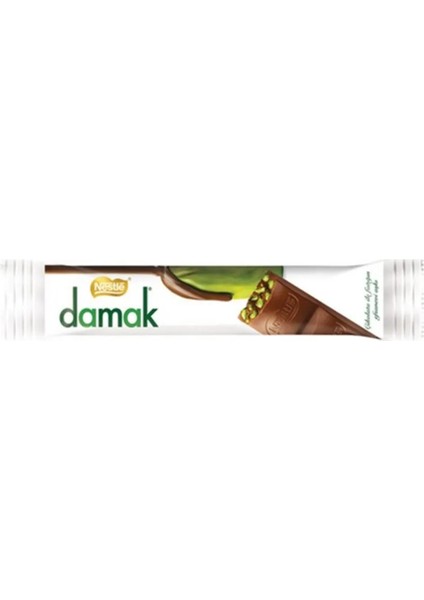 Damak Sütlü Çikolata Antep Fıstıklı Sitck 18 gr x 12