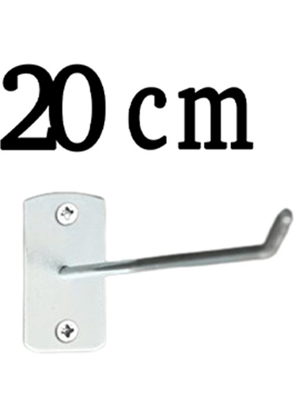 20 Adet 20 cm Duvara ve Suntaya Monte Kanca, Monteli Kanca Askı, Aksesuar, Bijuteri Kancası