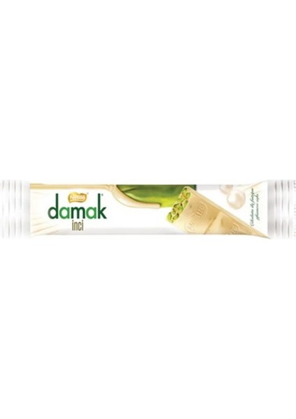 Neslte Damak İnci Beyaz Çikolata Antep Fıstıklı Sitck 18 gr x 12