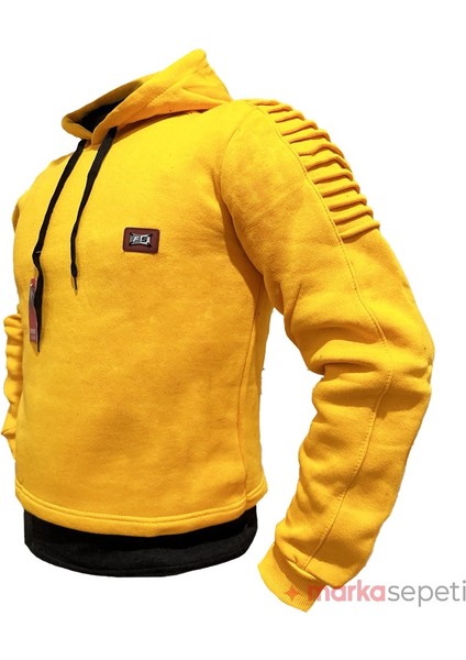 Şardonlu Kompakt Dar Kalıp Erkek Penye Sweatshirt Slim Fit fiyatları