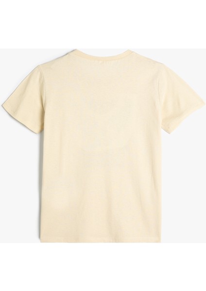 Kartal Tişört Kabartma Baskılı Kısa Kollu Bisiklet Yaka Pamuklu fiyatları