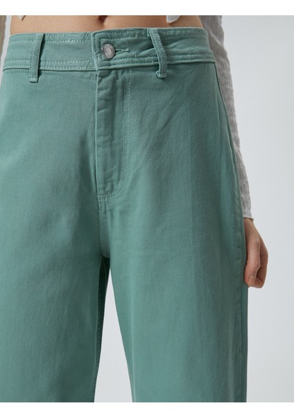 Geniş Kısa Paça Kot Pantolon Yüksek Bel - Sandra Jeans indirimleri