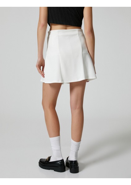 Mini Şort Etek A Kesim Yüksek Bel Rahat Kesim fırsatları