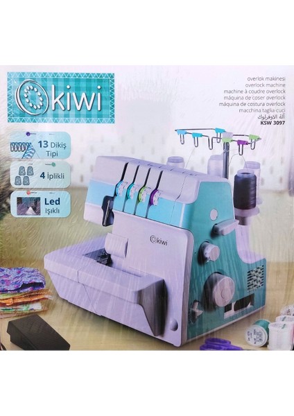 KSW-3097 4 Iplikli Overlok Makinesi fırsatları