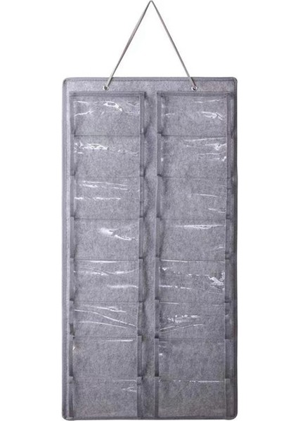 Gözlük Organizatör Güneş Gözlüğü Organizatör Depolama Asılı Çanta Güneş Gözlüğü Gözlük Ekran Duvar Montaj Organizatör Gri (Yurt Dışından)