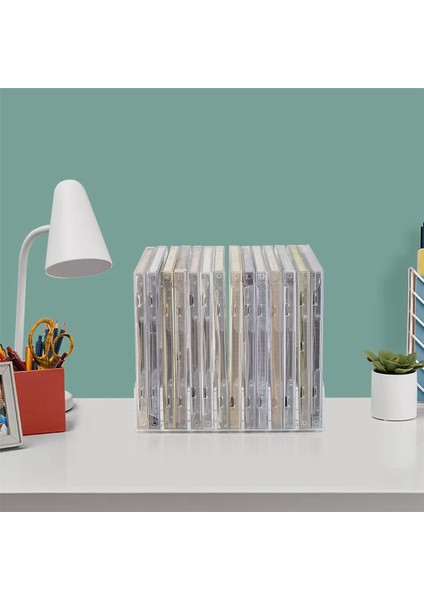 4 Adet Şeffaf Akrilik CD Tutucu ile Takılabilir CD DVD Vitrin Rafı CD Depolama Rafı Organizatör Standı CD Tepsisi Tutar (Yurt Dışından) fırsatları