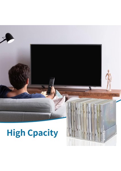 4 Adet Şeffaf Akrilik CD Tutucu ile Takılabilir CD DVD Vitrin Rafı CD Depolama Rafı Organizatör Standı CD Tepsisi Tutar (Yurt Dışından) indirimleri