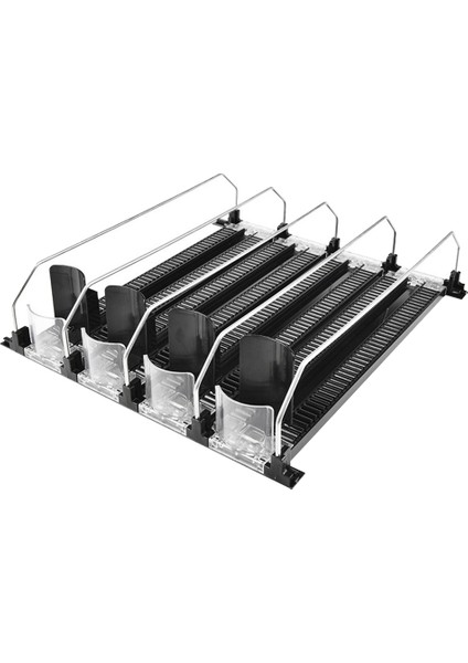 Soda, Bira ve Diğer Içecekler Için Ayarlanabilir Kayma Otomatik Itme Çektirmeli Buzdolabı Için Soda Kutu Dispenseri (Yurt Dışından)