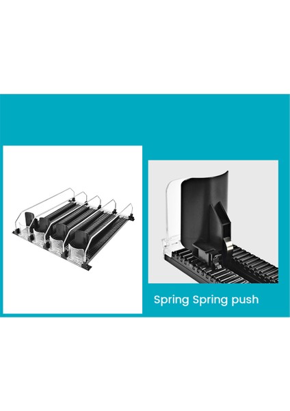 Soda, Bira ve Diğer Içecekler Için Ayarlanabilir Kayma Otomatik Itme Çektirmeli Buzdolabı Için Soda Kutu Dispenseri (Yurt Dışından) indirimleri