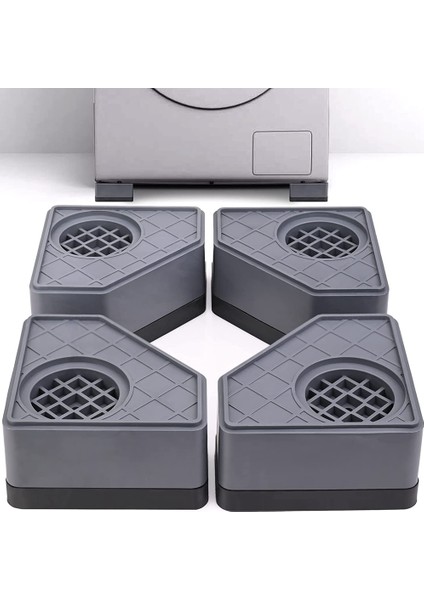 Anti Çamaşır Makinesi Yıkama Kurutucu Kaideleri Kare Kauçuk Ayak Pedleri Giyen Kaideler Tek Katmanlı (Yurt Dışından) fiyatları