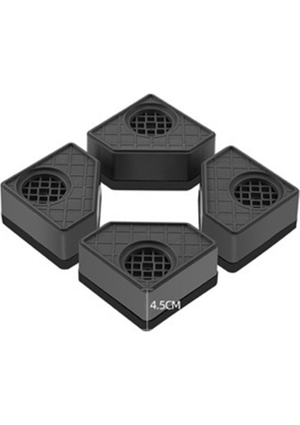 Anti Çamaşır Makinesi Yıkama Kurutucu Kaideleri Kare Kauçuk Ayak Pedleri Giyen Kaideler Tek Katmanlı (Yurt Dışından) fırsatları