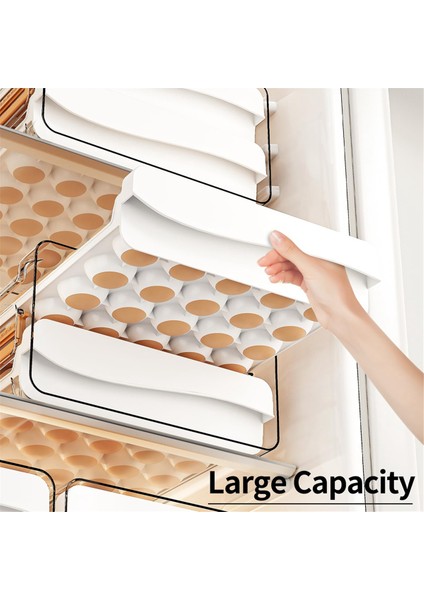 Buzdolabı Için Yumurta Kabı 40 Adet, Buzdolabı Için Kapasiteli Yumurta Düzenleyici, Buzdolabı Için Şeffaf Yumurtalık (Yurt Dışından) fiyatları