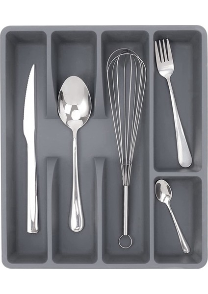 2x Mutfak Çekmecesi Organizatör Gümüş Tutucu Gereçler Organizatör Çatal Bıçak Takımı Organizatör Tepsi Plastik Sofra Takımı Organizatörler (Yurt Dışından) indirimleri