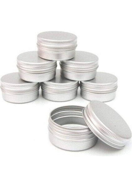 75X 15ML Alüminyum Teneke Makyaj Mum Kapları Kapasiteli Boş Büyük Kozmetik/mum//saç Ürünü (Yurt Dışından)