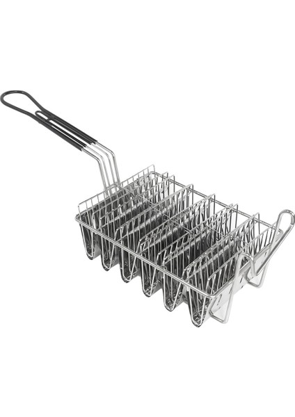 6 Izgara Mutfak Kızarmış Pişirme Patates Kızartması Sepeti Tortilla Kızartma Sepeti Derin Yağ Fritöz Sepeti Paslanmaz Çelik (Yurt Dışından)