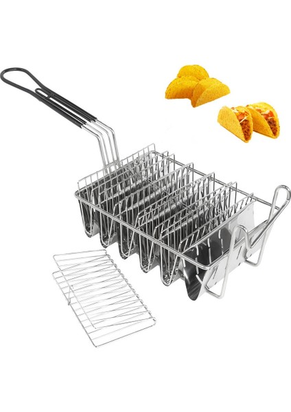 6 Izgara Mutfak Kızarmış Pişirme Patates Kızartması Sepeti Tortilla Kızartma Sepeti Derin Yağ Fritöz Sepeti Paslanmaz Çelik (Yurt Dışından) indirimleri
