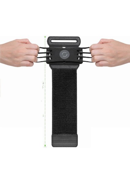 Açık Spor Bilek Telefon Kılıfı Çıkarılabilir Dönen Telefon Bileklik Kol Bandı Bilek Brace Spor Koşu Bisiklet (Yurt Dışından)