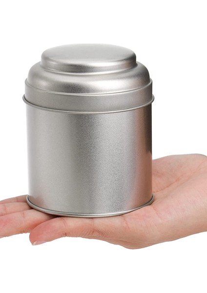 12 Adet Çay Teneke Kutu Hava Geçirmez Çift Kapaklı 8 Oz Yuvarlak Teneke Kutu Küçük Mutfak Çay Teneke Kutu Gevşek Yaprak (Yurt Dışından) modelleri