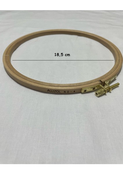 Allizol Vidalı Aşap Nakış/punch Kasnağı (18,5 Cm’lik tek kasnak), punch kasnak, nakıi kasnak, Vidalı kasnak