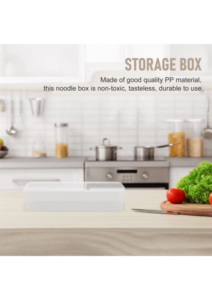 Ev Erişte Saydam Saklama Kutusu Hava Geçirmez Spagetti Kutusu Mutfak Gıda Meyve Kabı (Yurt Dışından) fırsatları