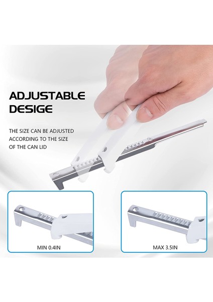 Adet Ayarlanabilir Kavanoz ve Şişe Açacağı, Paslanmaz Çelik Konserve Açacağı Kavanoz Kapağı Tutucu, Manuel Mutfak Aksesuarları (Yurt Dışından) modelleri