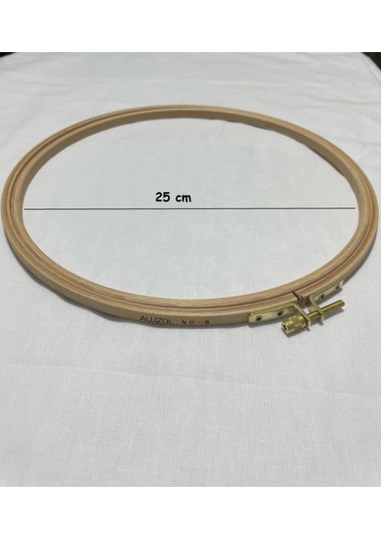 Allizol Vidalı Aşap Nakış/punch Kasnağı (25 Cm’lik tek kasnak), punch kasnak, nakış kasnak, vidalı kasnak